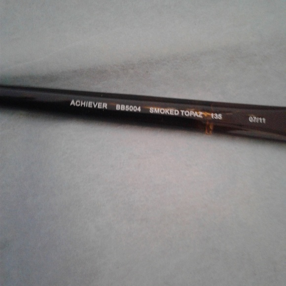 🤓👓 bebe Smoky Topaz Eyeglass Frames w/case 👓🤓 - Picture 5 of 7